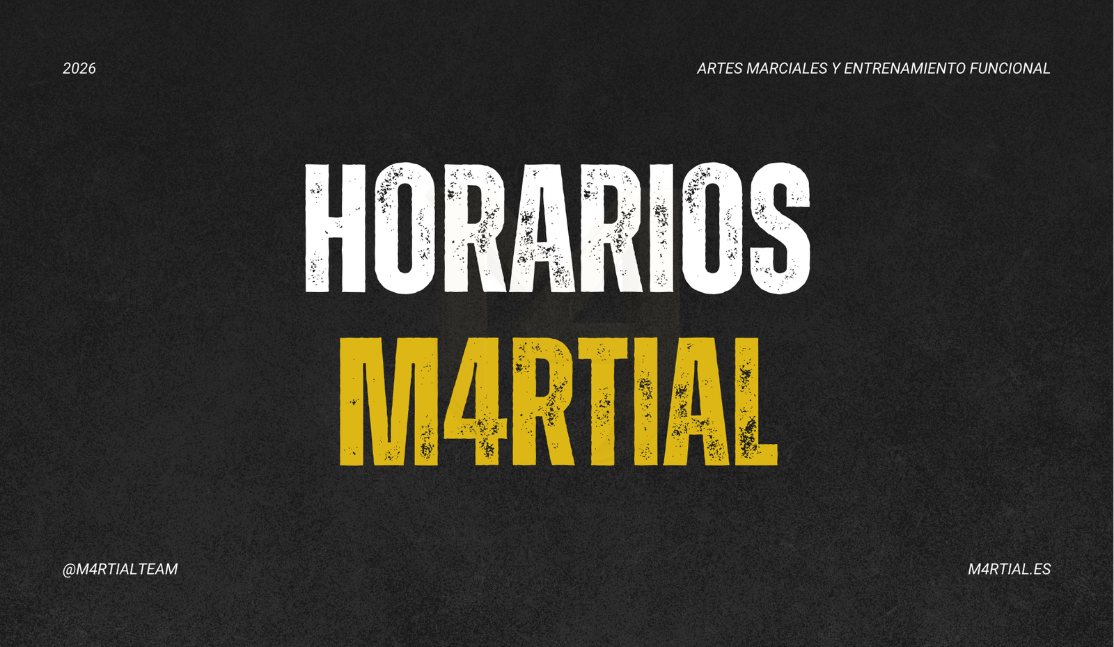 Horarios M4RTIAL